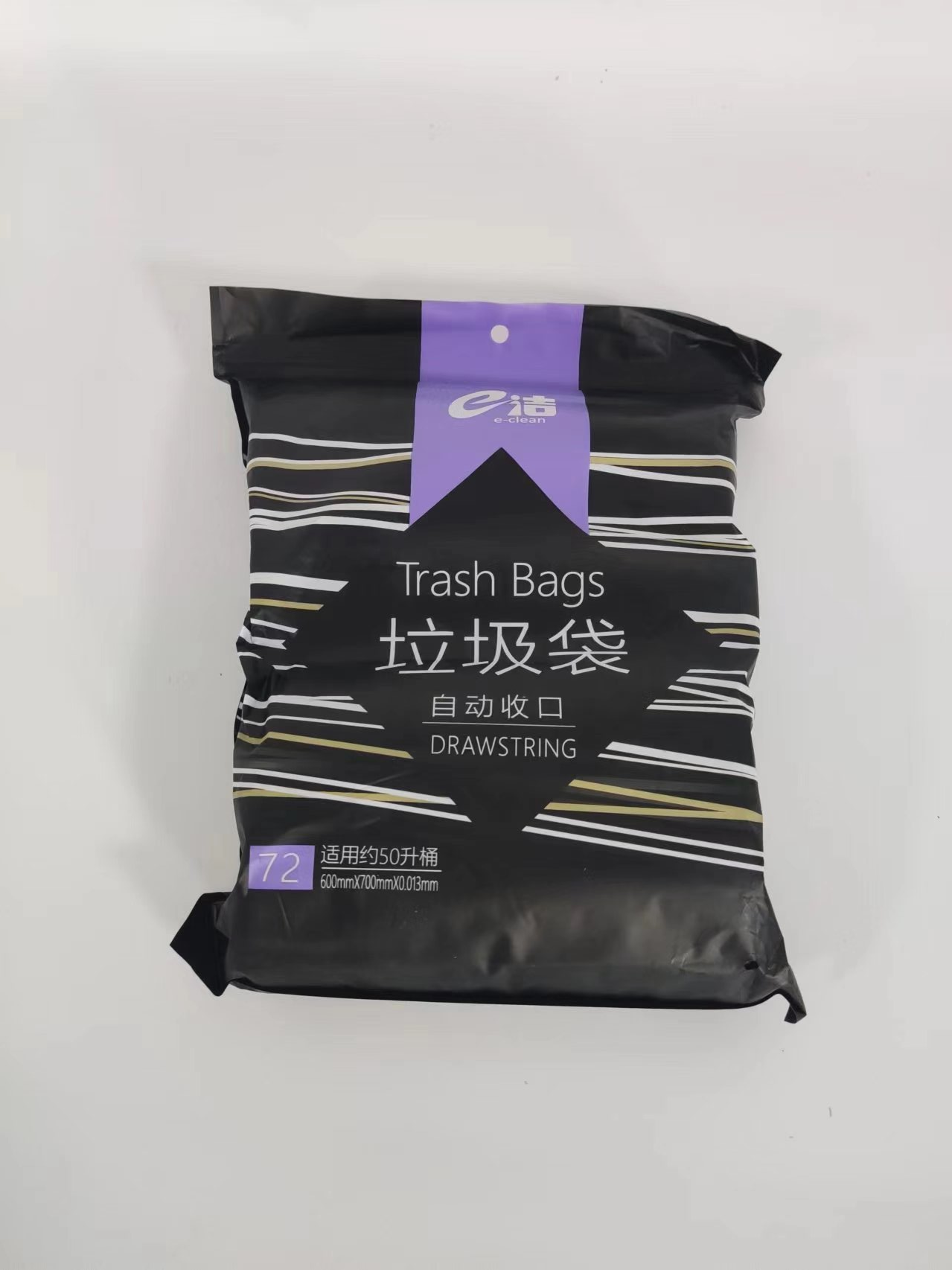 抽绳手提垃圾袋